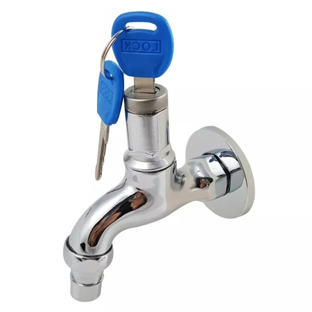 Outdoor Wasserhahn Wäsche Wasser Abschließbar Metall Legierung Outdoor