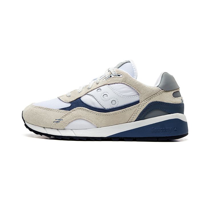 Saucony Shadow 6000 White Grey Navy Unisex Sneakers S70674-6