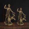 Artemis Sculpture Ornament: Moon Goddess Retro Decoration