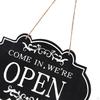 Door Sign Business Hanging Wood for Store Pub Restaurant