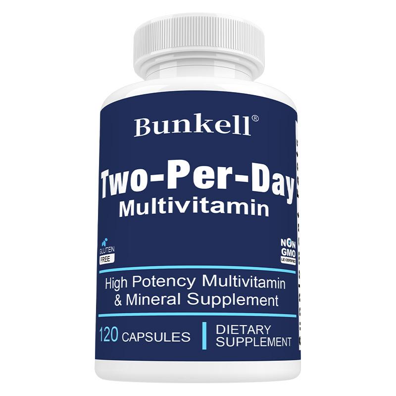 

High Potency Multivitamin Mineral Dietary Supplement, 120 Capsules Per Bottle 120 Capsules
