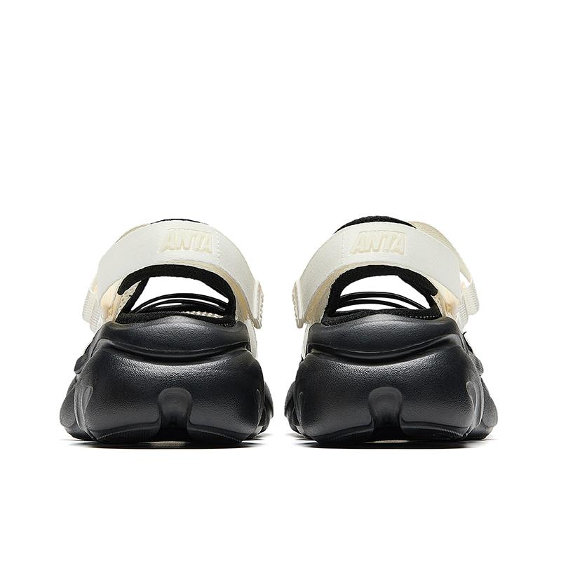 Anta Mary Jane Thick Sole Versatile Fashion Comfortable Non-Slip Wear-Resistant River Shoes Women Shoes White Black 122528507-2