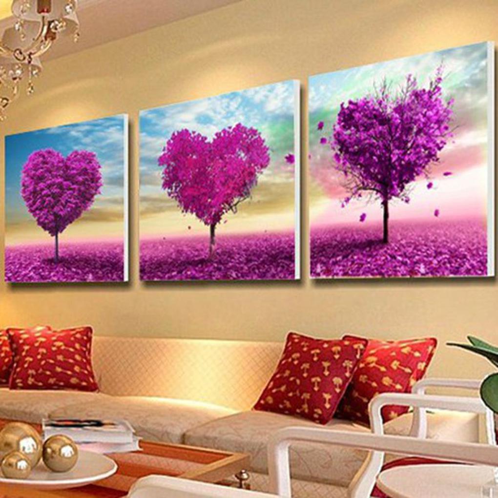 5D Heart Tree Rhinestone Stitch DIY Diamond Embroidery Painting