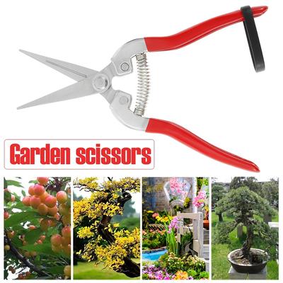 Garden Flower Scissors, Multi-functional Pruning Gardening Scissors Floral Shears, Strong Pruner for for Branches, Potted