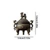 Metal Small Incense Burner Household Indoor Auspicious Cloud Incense Burner Small Pot Incense Burner 7