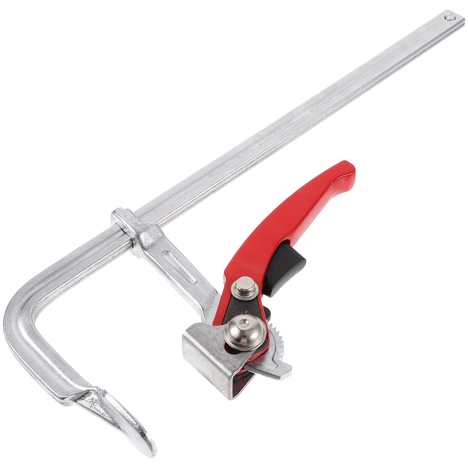 300 Heavy Duty Track Clamp Industrial Ratchet F Clamp Woodworking Fixed Clip Durable Carpentry Clamping Tool Hardware Accessory 36X13X3CM
