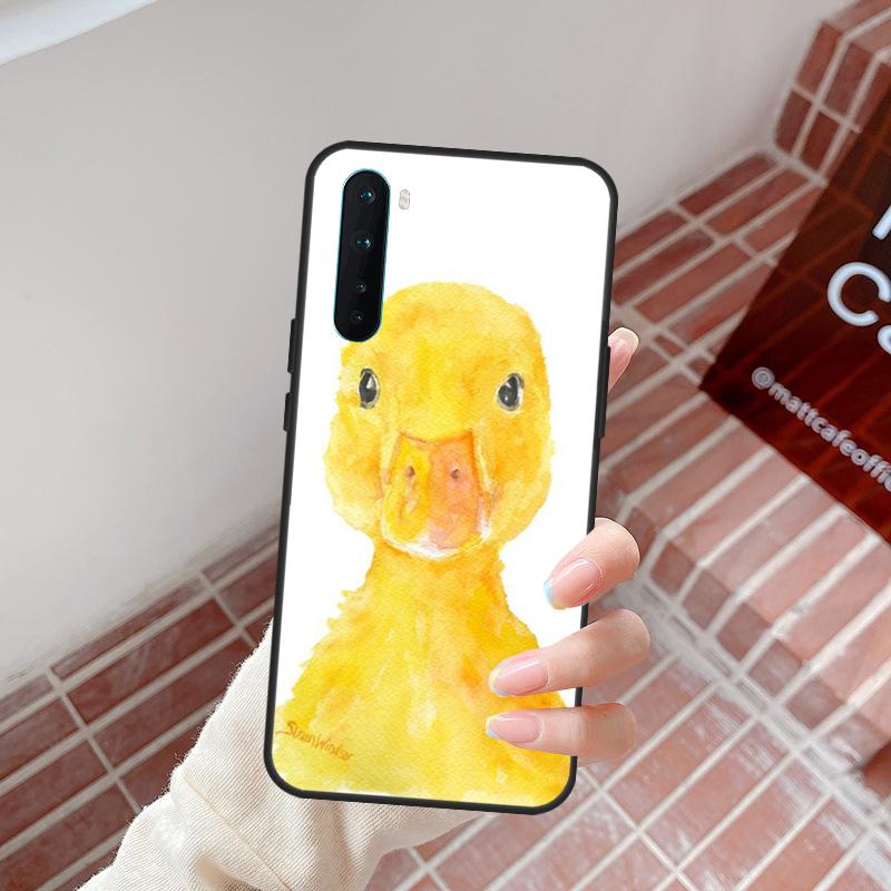 

Cartoon Cute Animal Duck Case For OnePlus 13R 12R 10R 13T 15 13 12 11 10T 8T Nord CE 4 3 2 Lite N20 N30 Nord 5 Cover OnePlus 10R