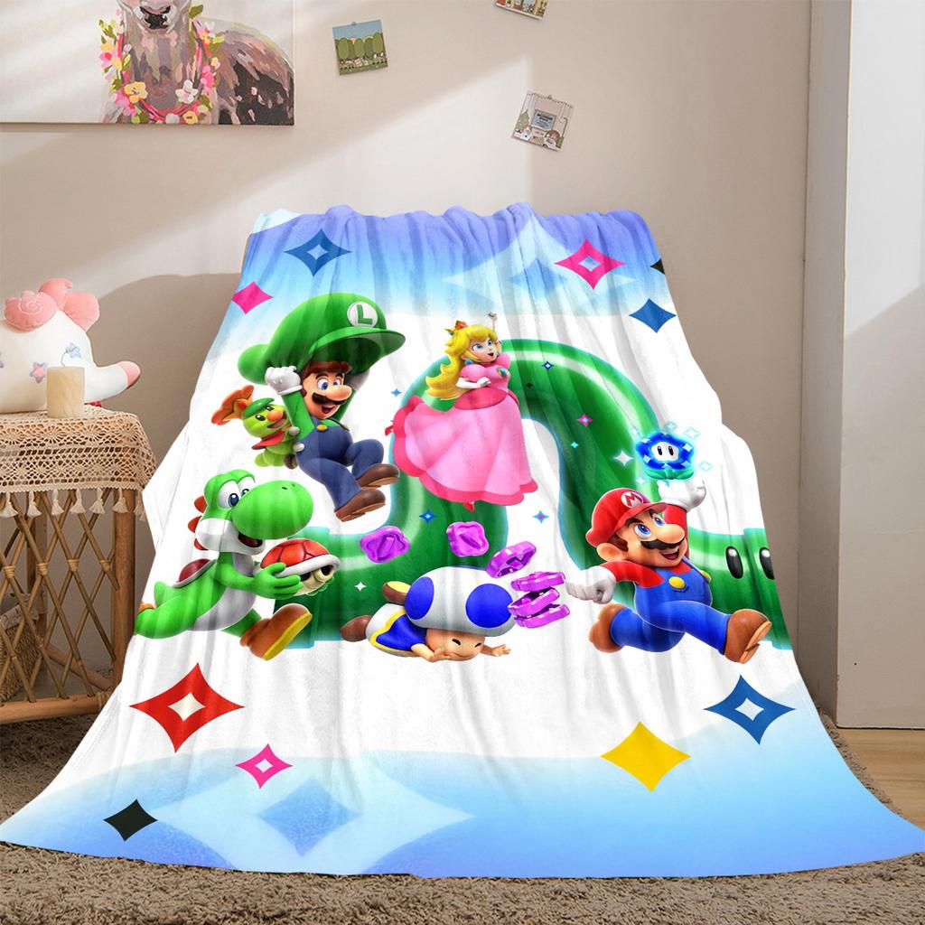 Classic Pixel Games Soft Flannel Blanket Lightweight Cozy Microfiber Blanket for Couch Bed LXR93