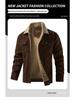Retro Multi-Pocket Men's Corduroy Jacket with Velvet Lining