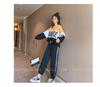Women's Autumn Trendy Slimming Casual Sportswear Two-Piece Set