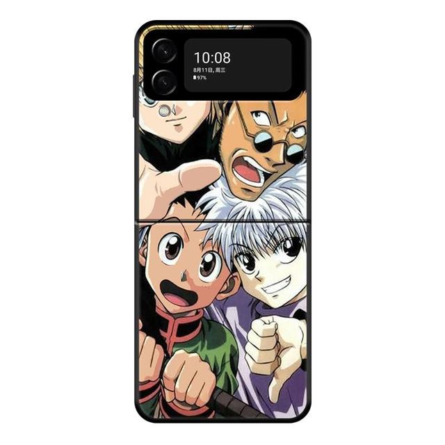 Hunter ×Hunter Gon Freecss Telefon Kılıfı Için Samsung Galaxy Z Flip 4 Z Flip3 5g Kabuk Galaxy Z Flip Sert Kapak Couqe
