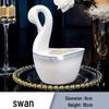 Light Luxury Swan Bone China Dinnerware Set