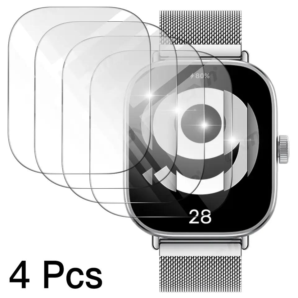 Tempered Glass for Xiaomi Redmi Watch 5 3 Active Lite Smart Watch Screen Protector Anti-Scratch Mi Redmi Watch 4 Prottiecve Film
