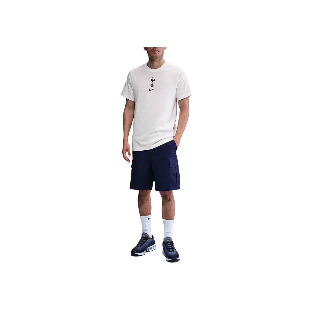 Nike Tottenham Hotspur Soft Comfortable Versatile Solid Color Short Sleeve T-Shirt Men tops HQ8400-100
