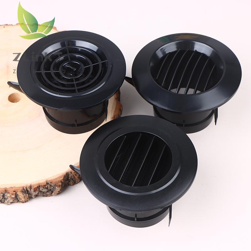 4 Shapes Availables 75/100/125mm Round Ducting Ventilation Cover Air Vent Extract Valve Grille Air Circulation Vents Cover