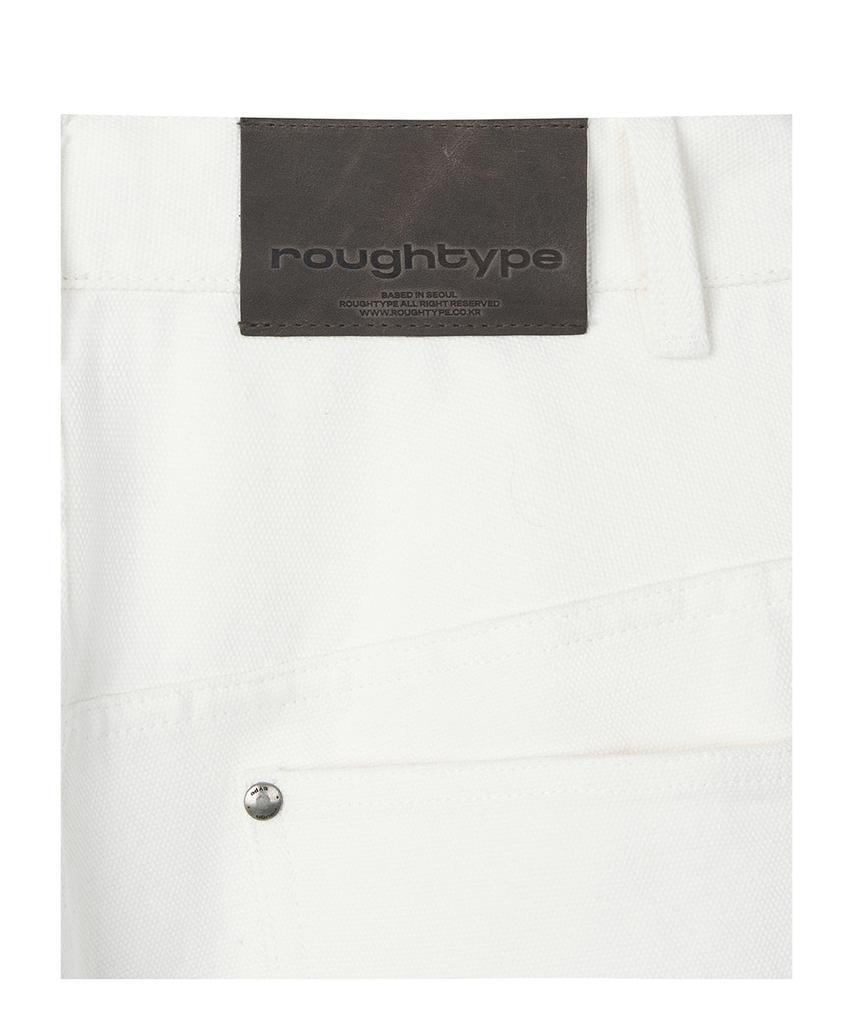 Lotaib Drop Line Oxford Pants - Ivory