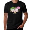 T-shirt Unisex Cosmo e Wanda Due Fantagenitori Natale T-shirt Atletica Asciugatura Rapida per Unisex