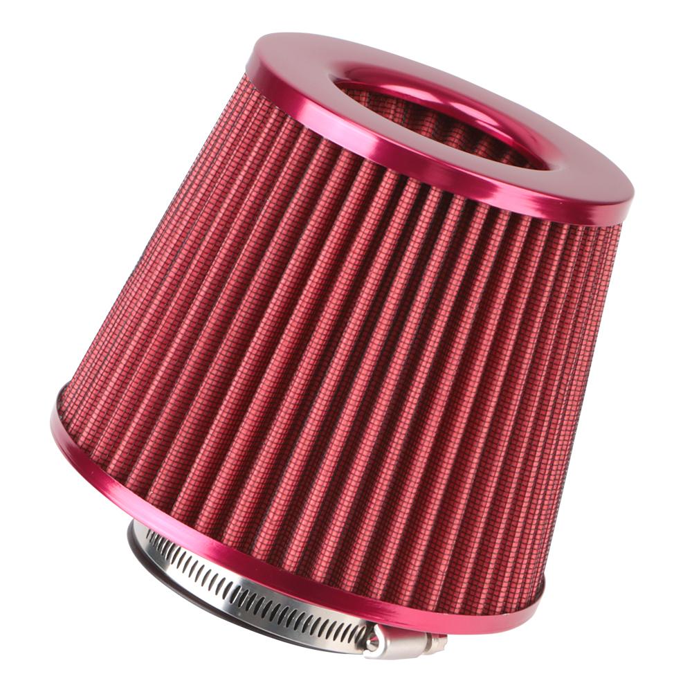 Universal 3 Inch High Flow Car Accessories Sport Power Mesh Cone 76MM Induction Kit Cold Air Intake Filter Car Air Filters