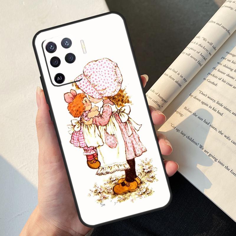 Sarah Kay Girl Case For Oppo A54 A74 A94 A17 A57 A77 A76 A16 A96 A18 A60 A80 A40 A38 A58 A78 A98 A15 A5 Pro