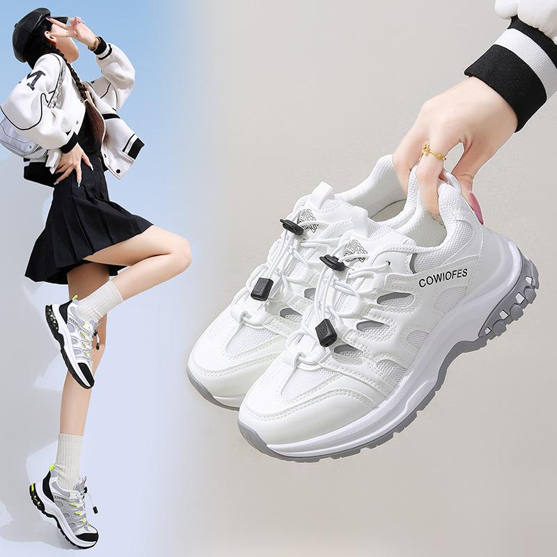 2025 Little White Shoes Women's Autumn New Korean Version Ins Female Student Casual Sports Shoes Trendy Versatile Street Auction BR8615