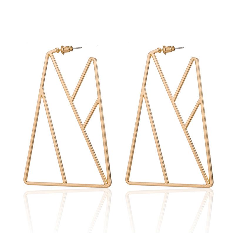 

Сплав Геометрические Модные Серьги Для Женщин Идеально Подходят Для Особых Случаев золотой