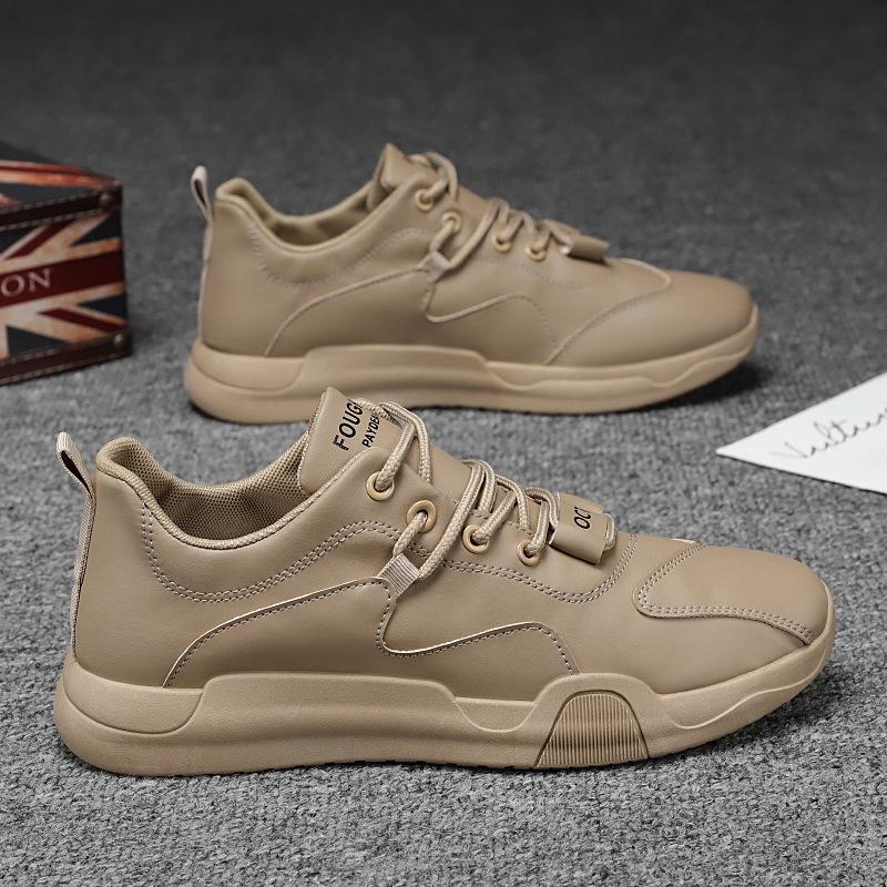 New Men's Autumn Footwear Leather Casual Shoes Retro Fashion Winter Luxury Sneakers Men Designer Shoes Lace-up Zapatos De Hombre