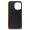 Phone Cover for iPhone 15 Pro,PU Leather Coated PC Protective Back Case with Dual Card Slots