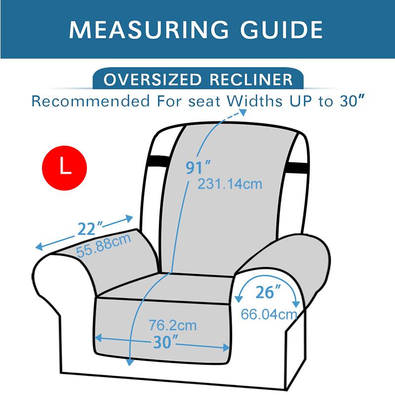 Waterproof Recliner Sofa Cover Cushion Sofa Pet Child Chair Cover Cushion Sofa Cover Pocket Armchair Mat For Living Room