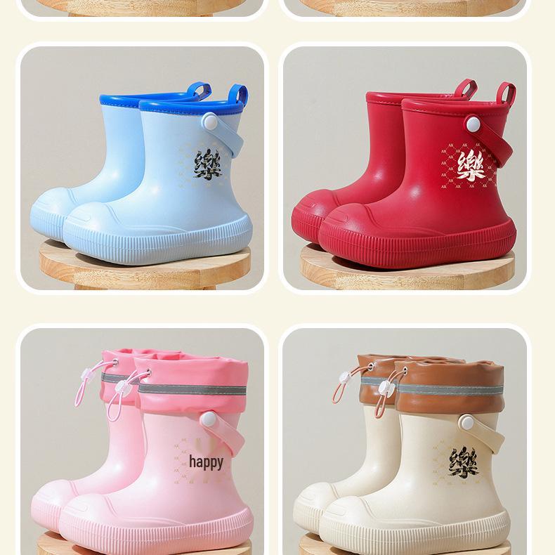 2026EVA Niedliche Cartoon-Gummistiefel für Kinder: Wasserdichte Gummischuhe für Mädchen