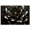 Canvas Print, 3D Lotus Flower Abstract AI