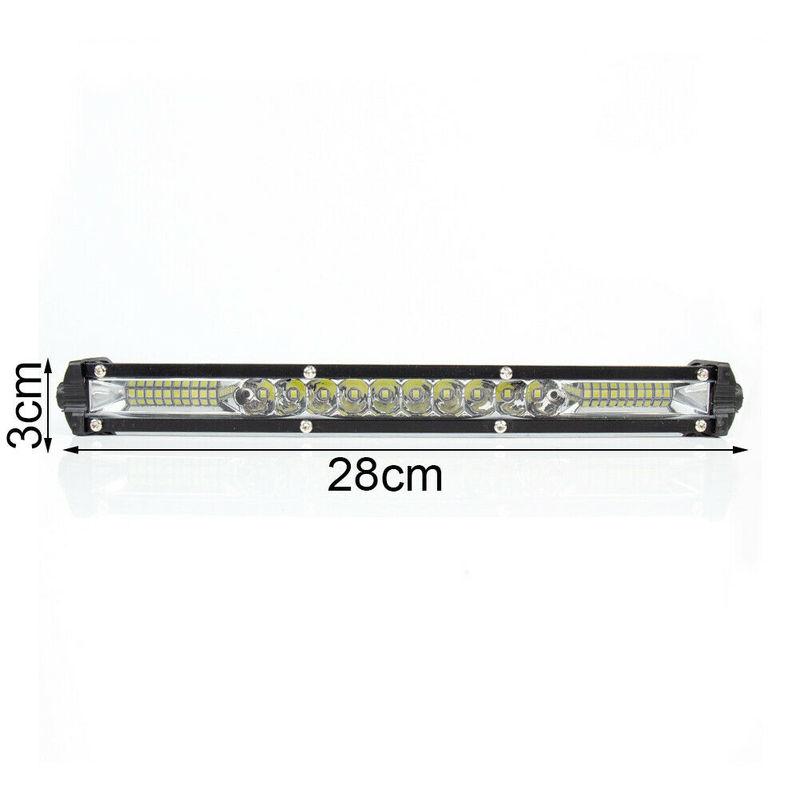 12-24V LED Light Bar Flood Spot Lights 90W Work Fog Lamp Offroad Truck SUV Car Camper Light