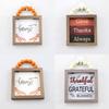 Fall Wood Front Door Hanging Sign Letter Wooden Plaque Fall Decor Autumn Plant Wood Wall Art Hanging for Farmhouse Home
