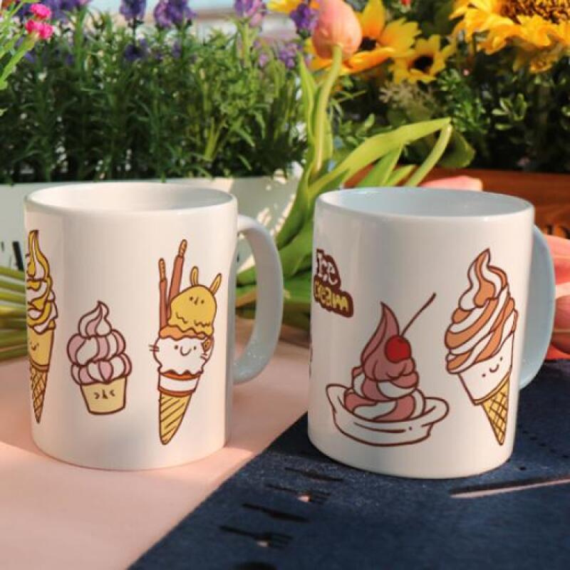 pr270-Design Mug 2p-Ice Cream Icon