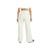 Nike Solid Color Logo Straight-Leg Casual Sport Pants Women Bottoms White DQ5616-133