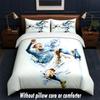 Erling Haaland Design Bed Bedding Set 1 Duvet Cover + 2 Pillowcases Soft Breathable Household Bed Linens