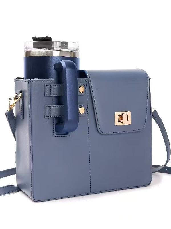 Modna, izolowana torba crossbody na napoje o dużej pojemności
