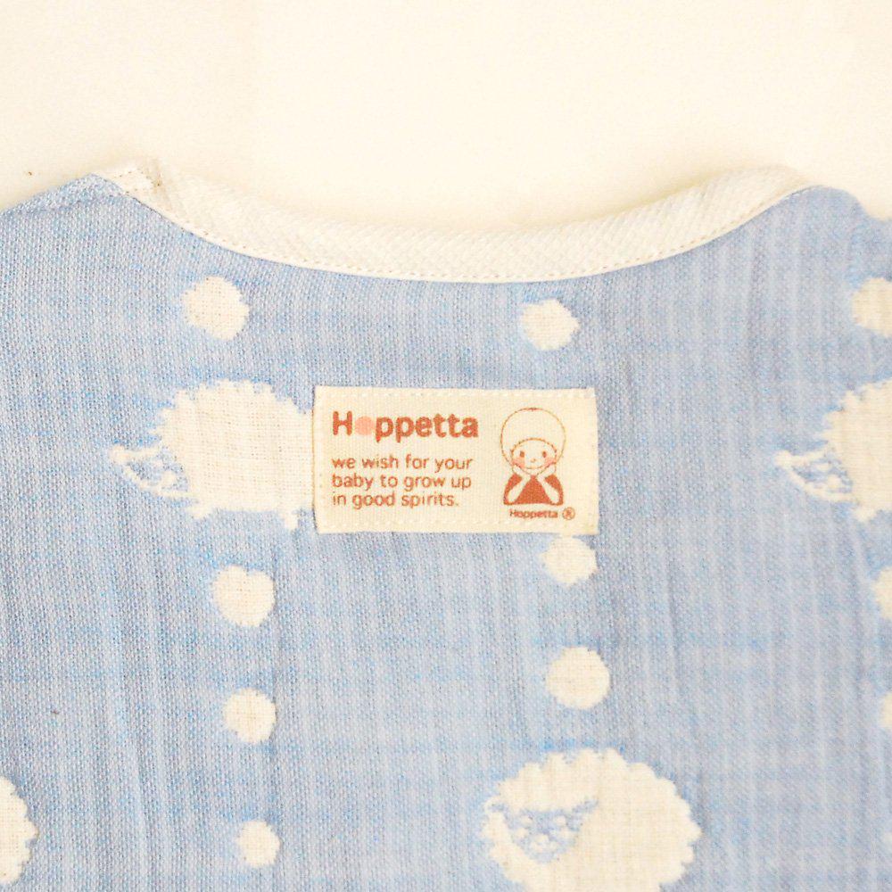 10mois Hoppetta Fluffy Gauze Baby for Newborns to 3 Years 58cm 5260 - (6-Layer Gauze) Sleeper, Old, Blue, Length,