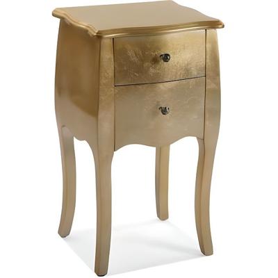 High Antique Gold Bedside Table DORE