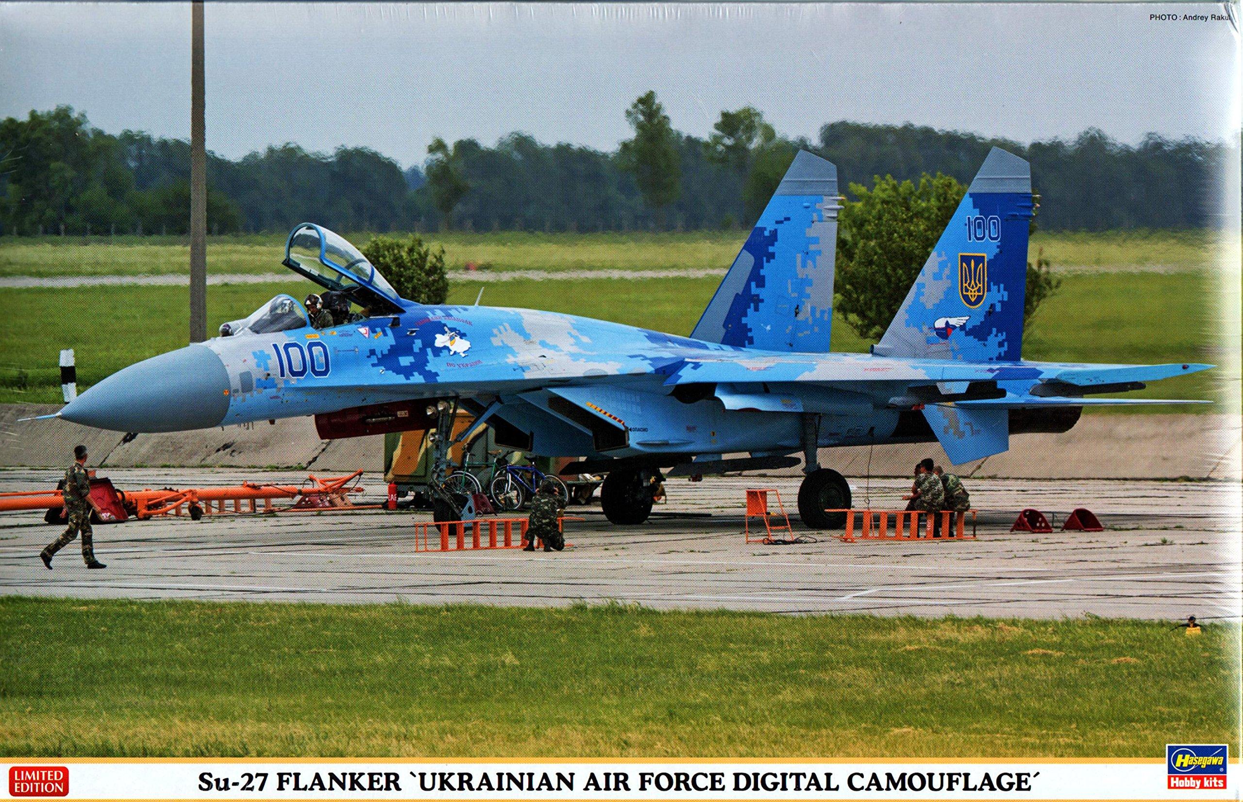 

Цифрова модель Су-27 Український камуфляж від Hasegawa 02166 Flanker Air Force 1/72