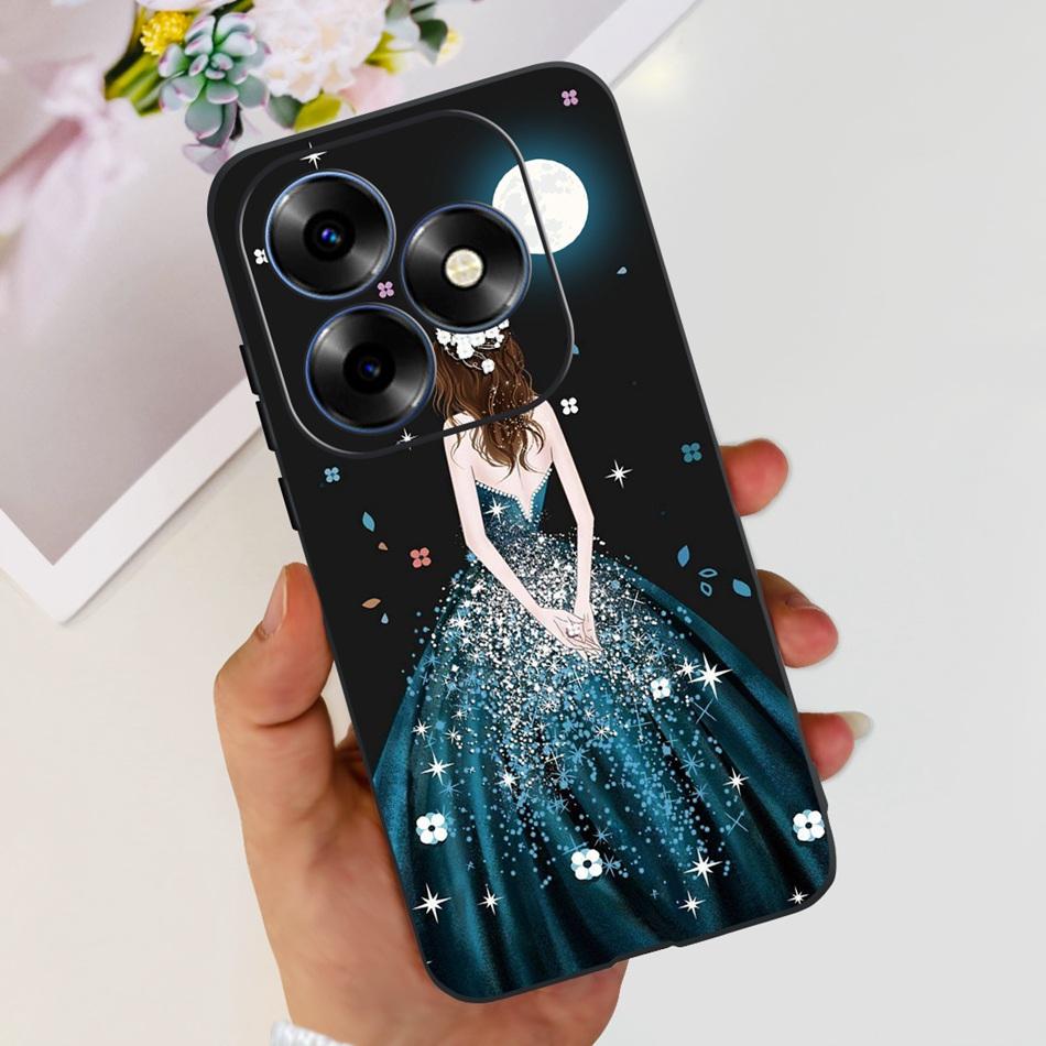For Itel S23 Plus S681LN case itel S23 S665L Fashion Elegant Painted Soft Silicone TPU Phone Back Cover For Itel S23+ S23Plus