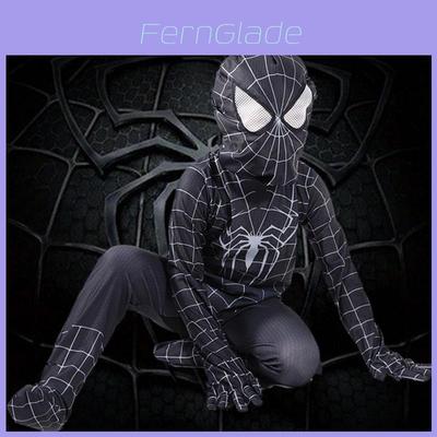 Premium Black Spider-man Costume With Breathable Fabric And Perfect Stitches For All Ages