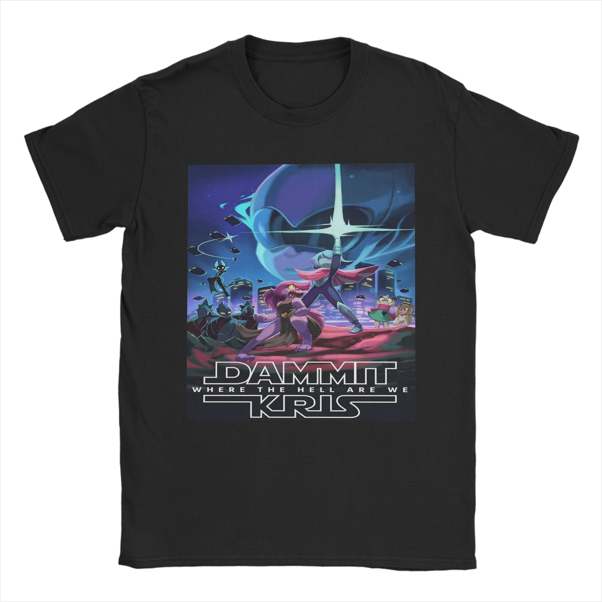 

New Arrival Deltarune Chapter 3 Video Games T Shirt For Unisex Pure Cotton T-shirts Short Sleeve Clothes 5XL різнокольоровий