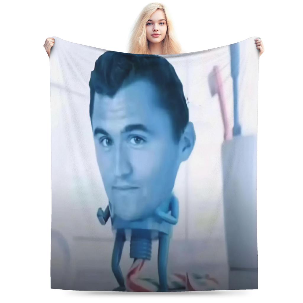 Charlie Kirk Funny Meme Blankets Ultra-Soft Flannel Healing Present Throw Blanket Plush Thin Quilt