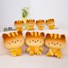 Anime Baked Bread Kitten Plush Toys Cuddly Soft Different Pose Kitten Doll Amusing Desktop Decor Kids Game Props Nice Gift