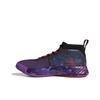 D Lillard 5 Shock Absorption Non-Slip Wear-Resistant Mid-Top Basketball Shoes Men Sneakers Purple Red EF8663