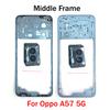 Per OPPO A5s A5Xs A15 A15s A16 A16s A36 A54 A74 A93 A57 A76 4G 5G Telaio Centrale Scocca Cornice + Pulsanti Laterali + Lente Fotocamera