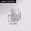 5 Stück Süße Legierung Strass Anhänger Charms für Schmuckherstellung DIY Ohrringe Armband Halskette Zubehör