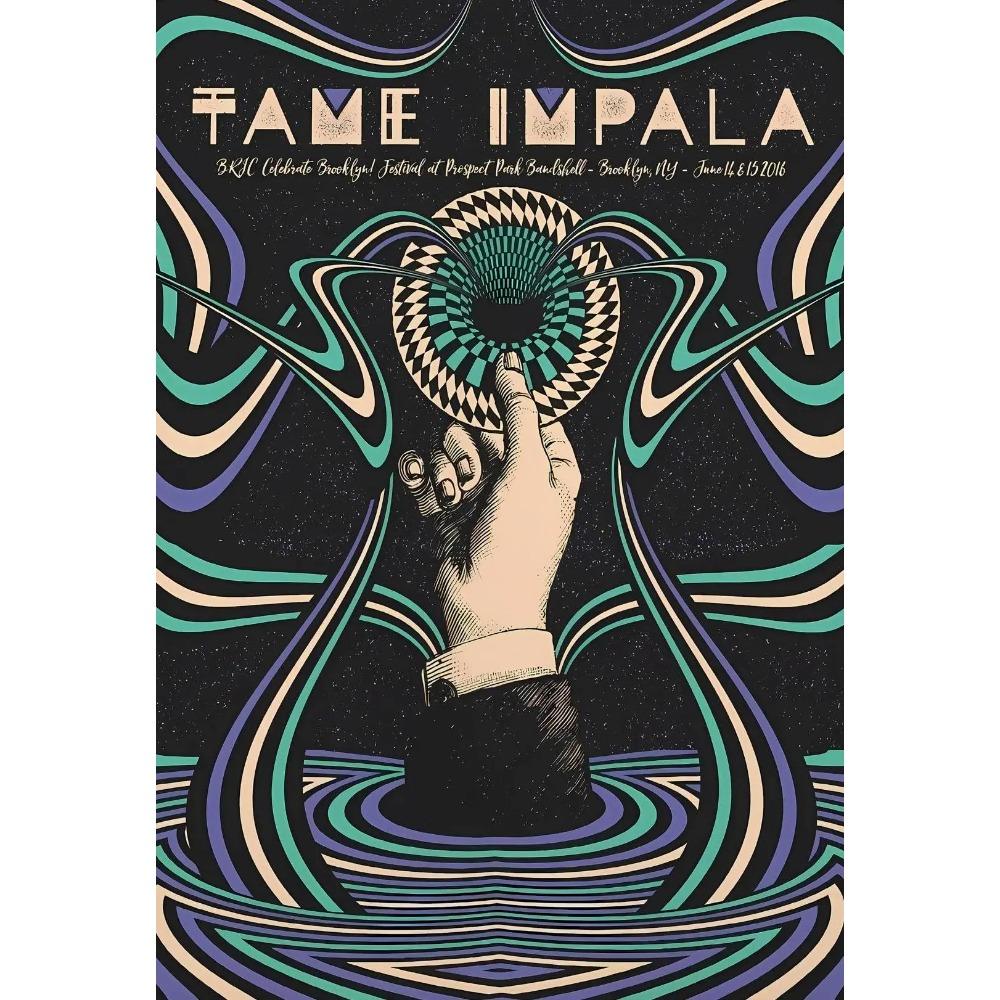 Berühmte Rapper Rock Tame Impala Poster Album Cover Drucke Popmusik Band Currents Leinwandbild Wandbilder Heim Raum Dekoration