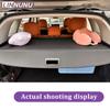 LINNUNU Trunk Cover Luggage Carrier Curtain Black Retractable Cargo Cover For Leapmotor C10 Car Trunk Cargo CoverProtect Privacy