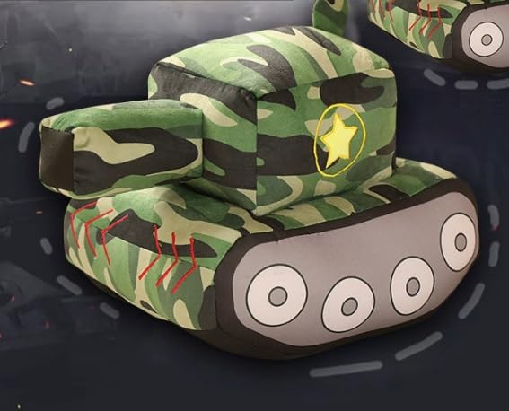 Tank Cushion Hugging Pillow Plush Cute Nap Pillow Funny Goods Event Party Gift Military Weapon Fighter 3842
